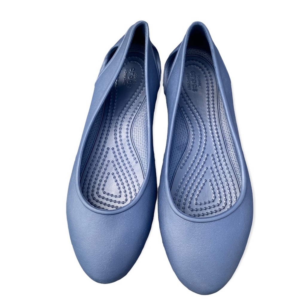 Crocs Laura navy blue size 5 Flats